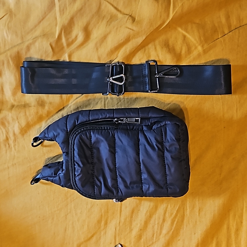 Beautiful + Sturdy Water Bottle Holder + Strap